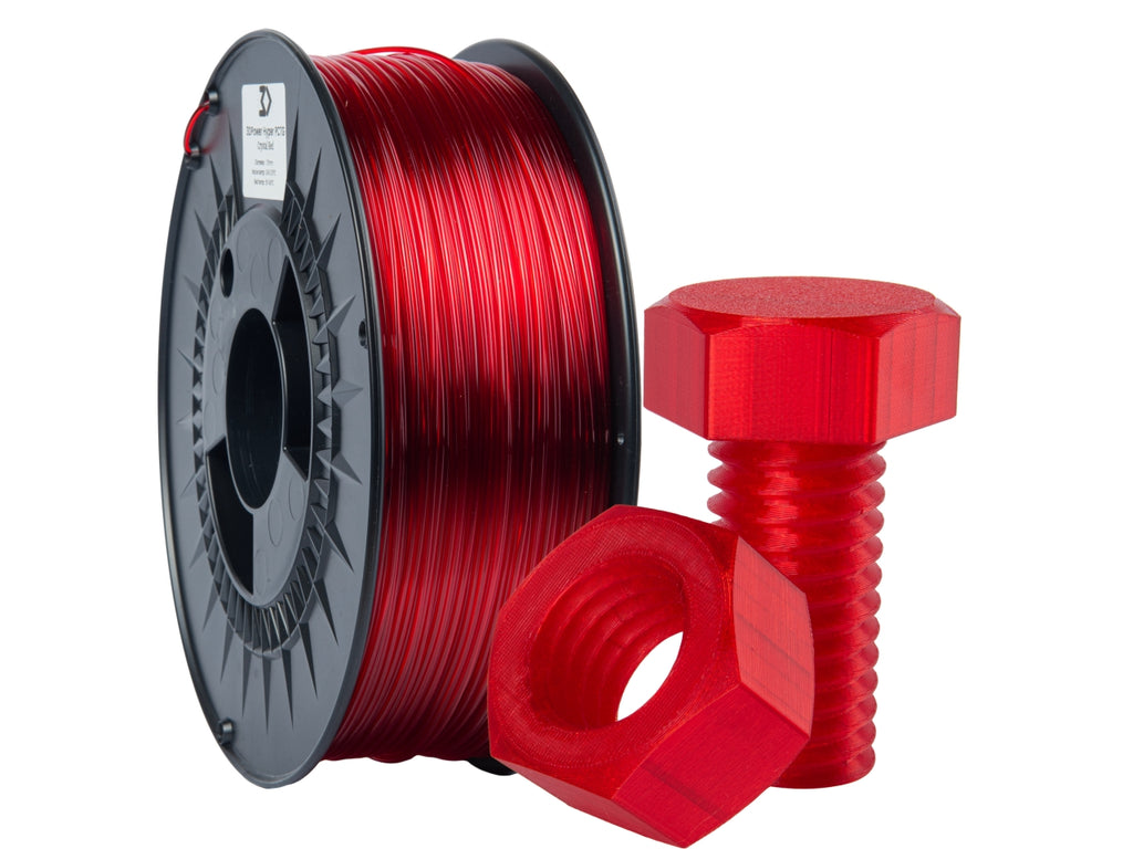 Filament PCTG krystal rød | 3DPower