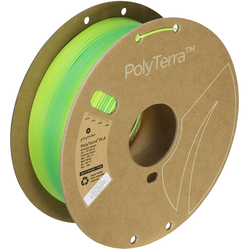 Spool of PLA summer gradient filament, Polymaker, 1.75 mm