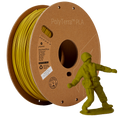 Filamentspole PLA mat armygrøn, Polymaker, 1,75 mm
