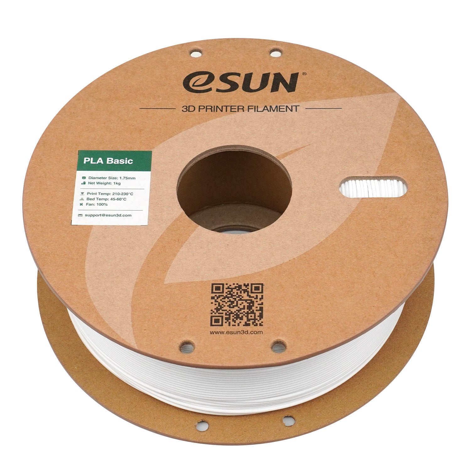 Filament PLA-Basic hvid | eSUN