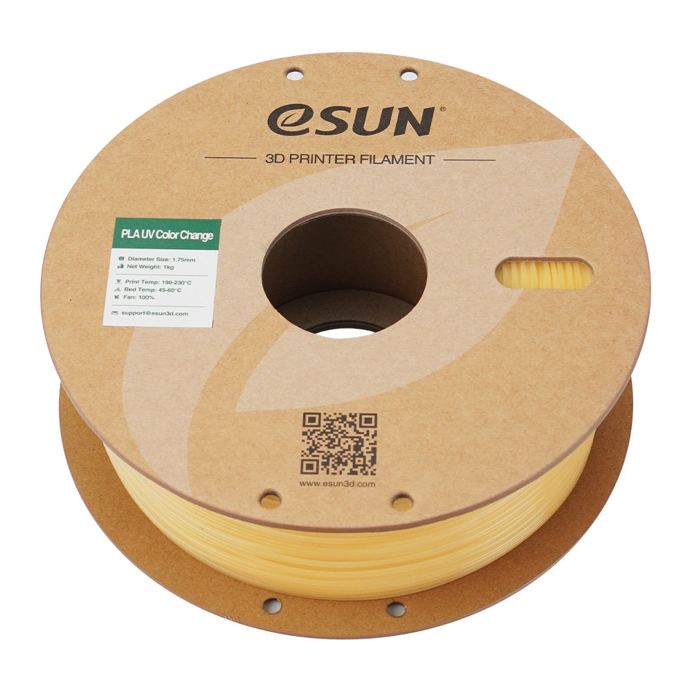 Filament PLA UV-farveskiftende, gul | eSUN