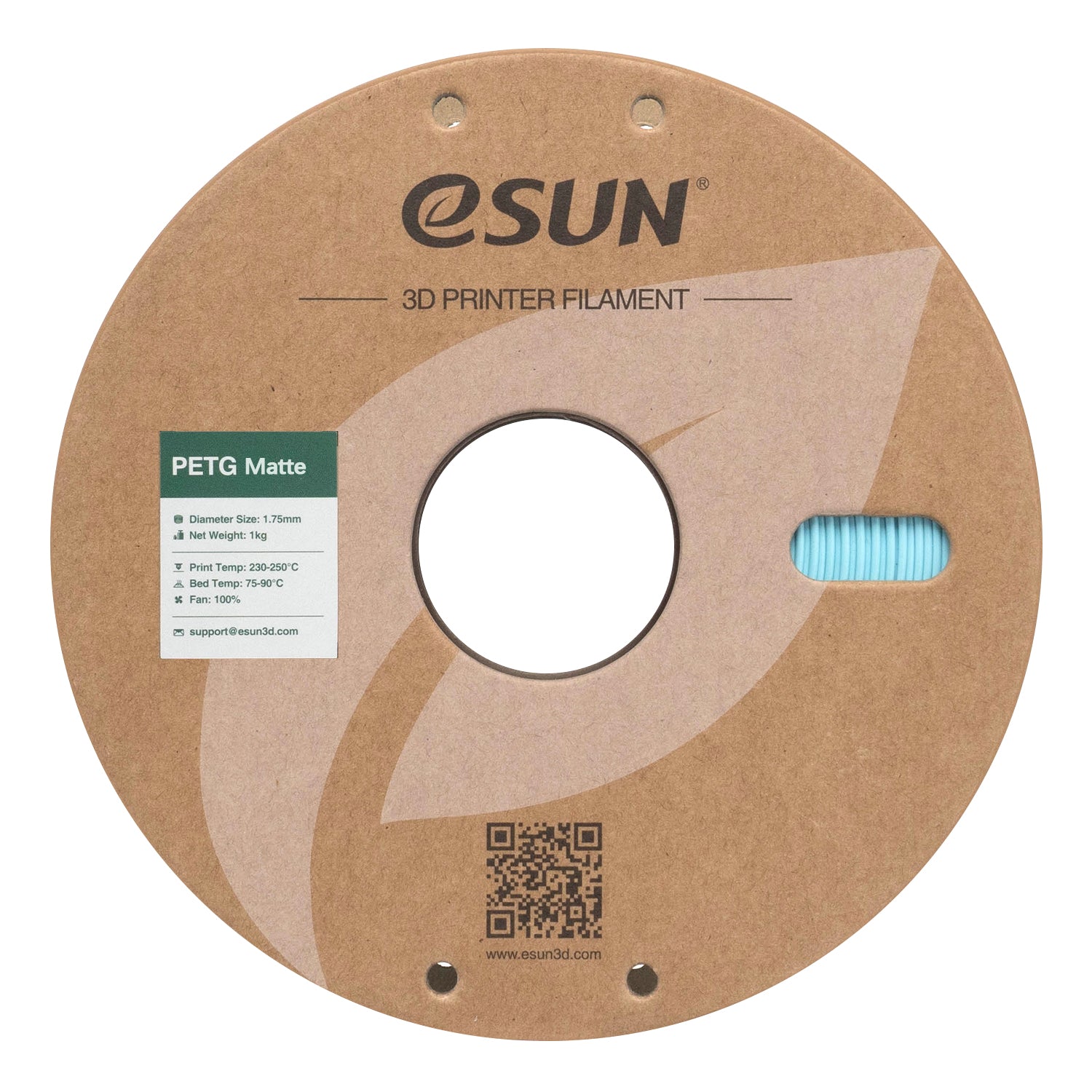 Filament PETG mat lyseblå | eSUN