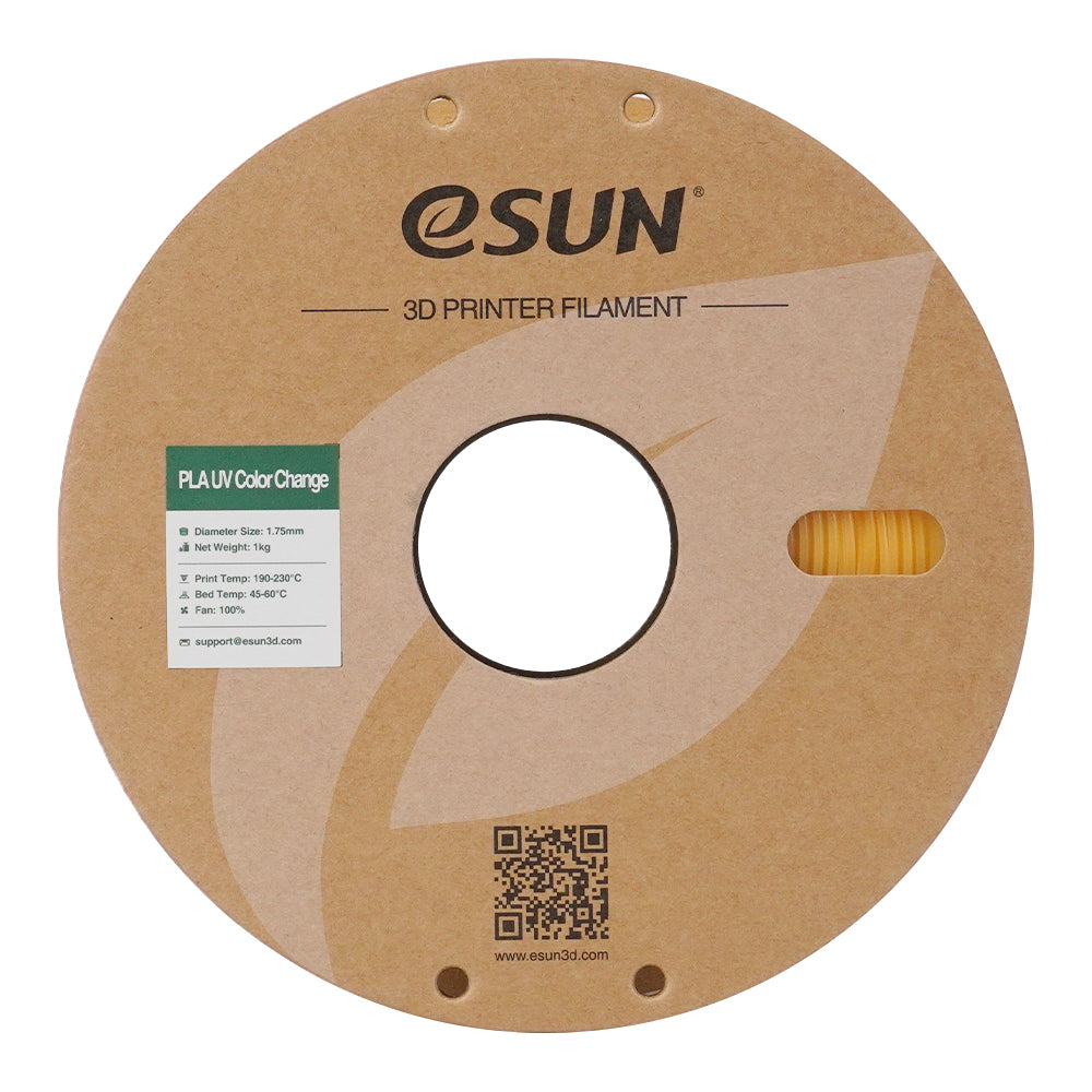 Filament PLA UV-farveskiftende, gul | eSUN
