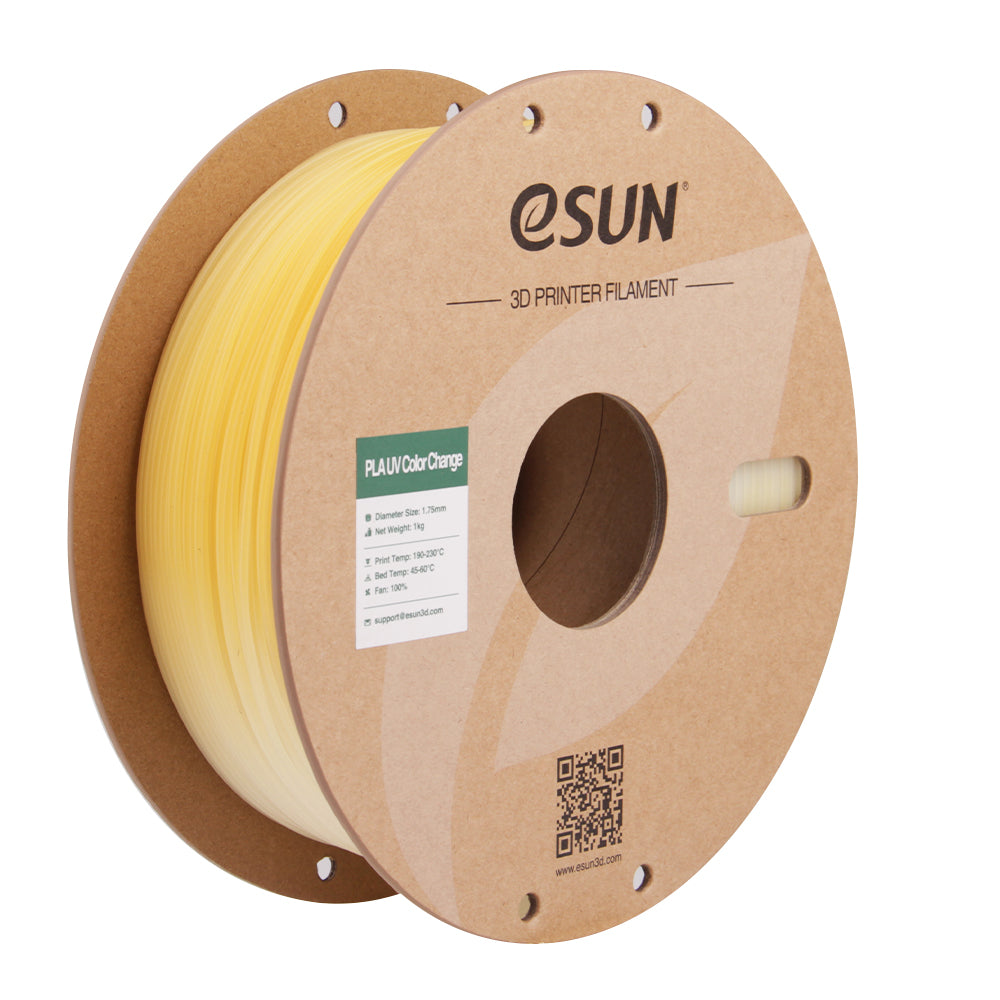 Filament PLA UV-farveskiftende, gul | eSUN