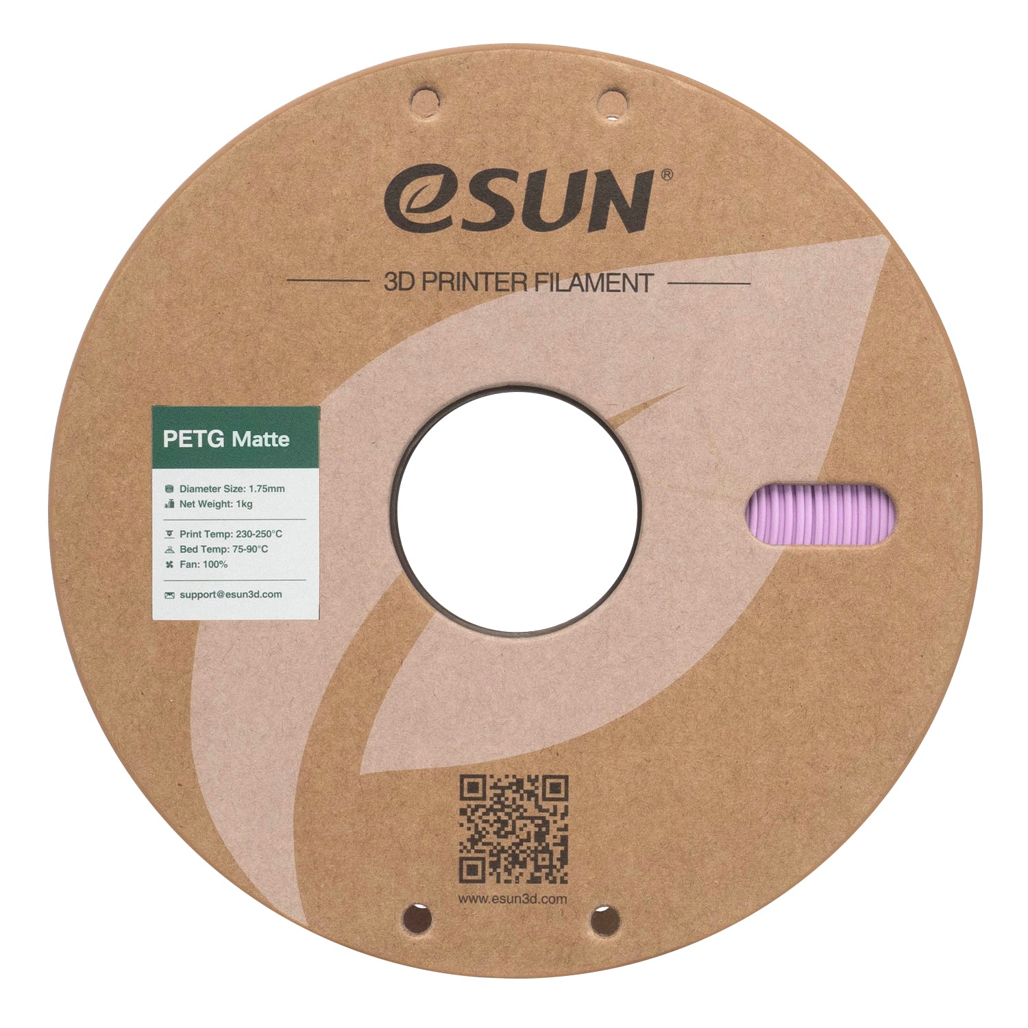 Filament PETG matte lilac | eSUN