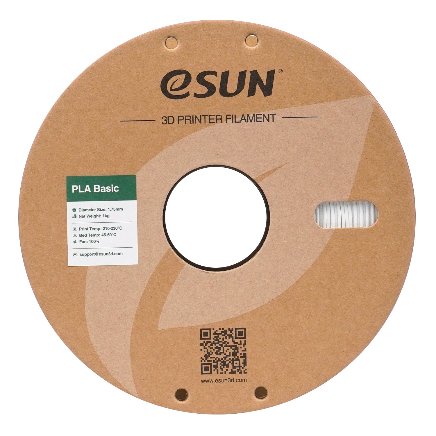 Filament PLA-Basic hvid | eSUN