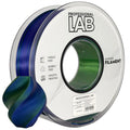 Filamentspole Silk PLA Tri Color blå grøn lilla, Prof. Lab, 1,75 mm