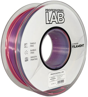 Filament Silk PLA regnbue | Prof. Lab