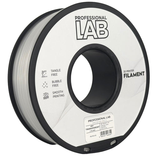 Filamentspole ABS+ transparent, Prof. Lab, 1,75 mm