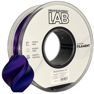 Filament Silk PLA Tri Color blå lilla sort | Prof. Lab