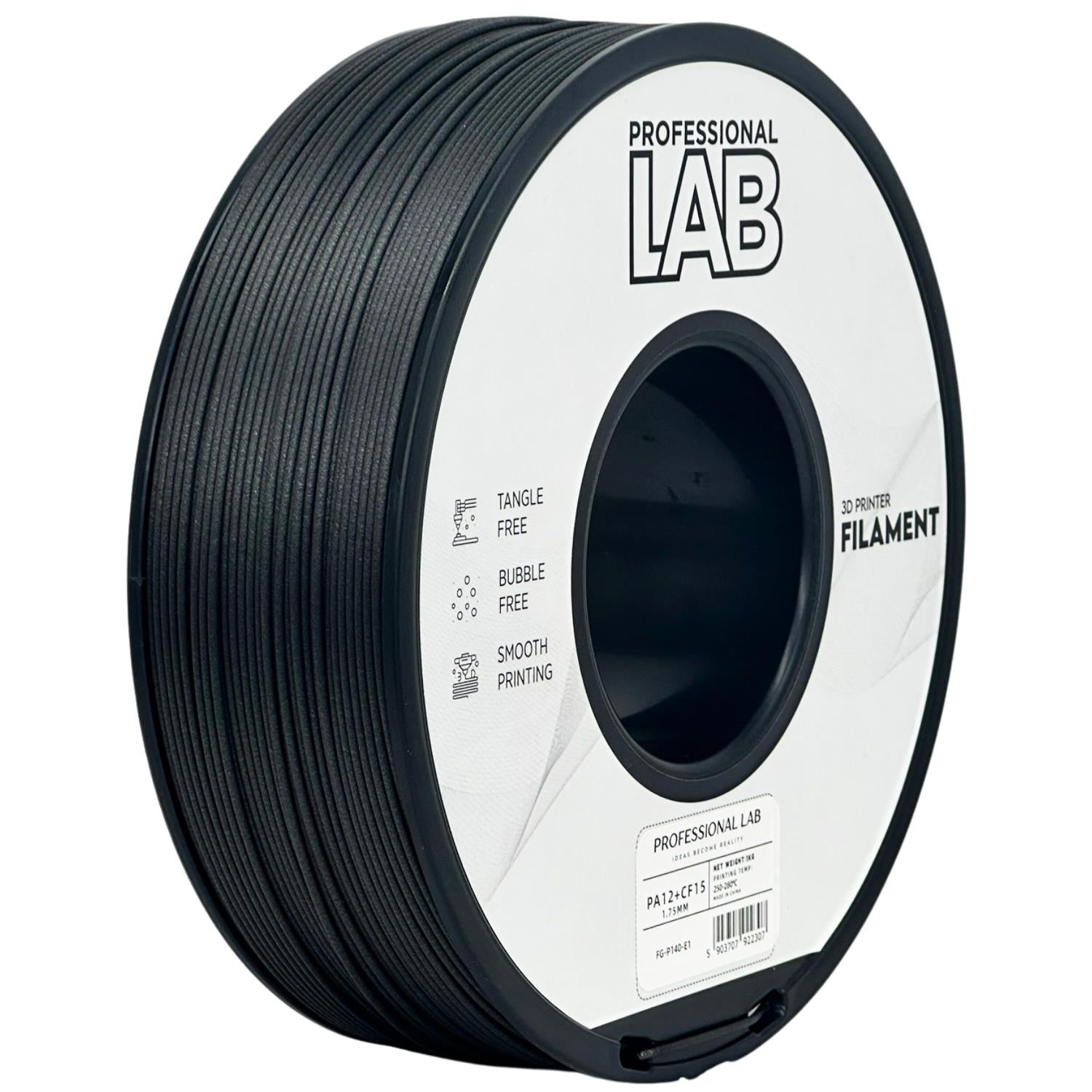 Spole med PA12-CF15-filament, Prof. Lab, 1,75 mm