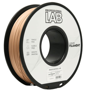 Filament PLA lysebrun | Prof. Lab