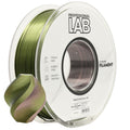 Spool of Silk PLA Tri Color Army filament, Prof. Lab, 1.75 mm