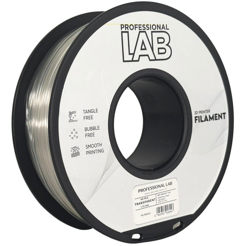 Filamentspole HS-PLA transparent, Prof. Lab, 1,75 mm