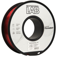 Filament PETG transparent rød | Prof. Lab
