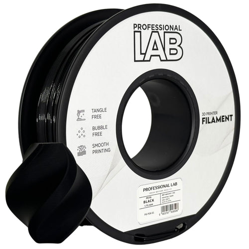 Filamentspole PETG sort, Prof. Lab, 1,75 mm