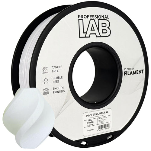 Filamentspole PETG hvid, Prof. Lab, 1,75 mm