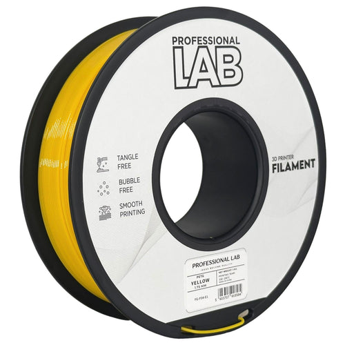 Spool of PETG yellow filament, Prof. Lab, 1.75 mm