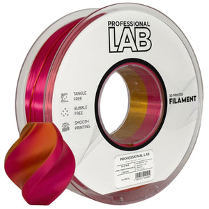 Filament Silk PLA Dual Color pink guld | Prof. Lab