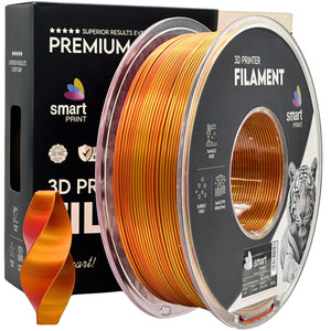 Filament Silk PLA Dual Color rød guld | Smart Print