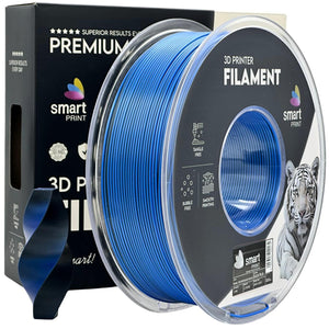 Filament Silk PLA Dual Color sort blå | Smart Print