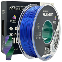 Filament Silk PLA Tri Color blå grøn lilla | Smart Print