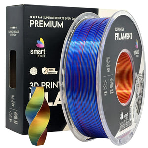 Filament Silk PLA Tri Color rød gul blå | Smart Print