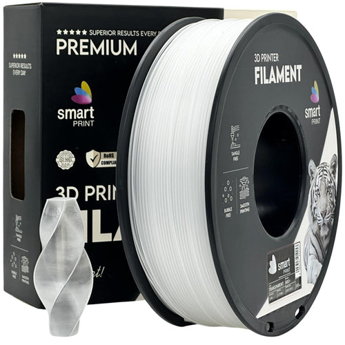 Filamentspole ABS+ transparent, Smart Print, 1,75 mm