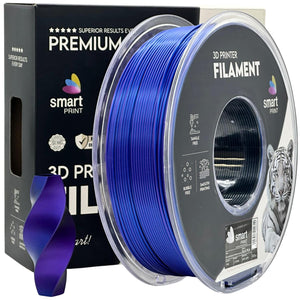Filament Silk PLA Tri Color blå lilla sort | Smart Print