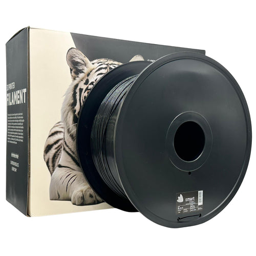 Filamentspole PETG sort 3 kg, Smart Print, 1,75 mm