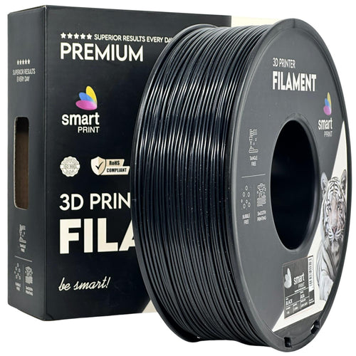 Filamentspole ASA sort, Smart Print, 1,75 mm
