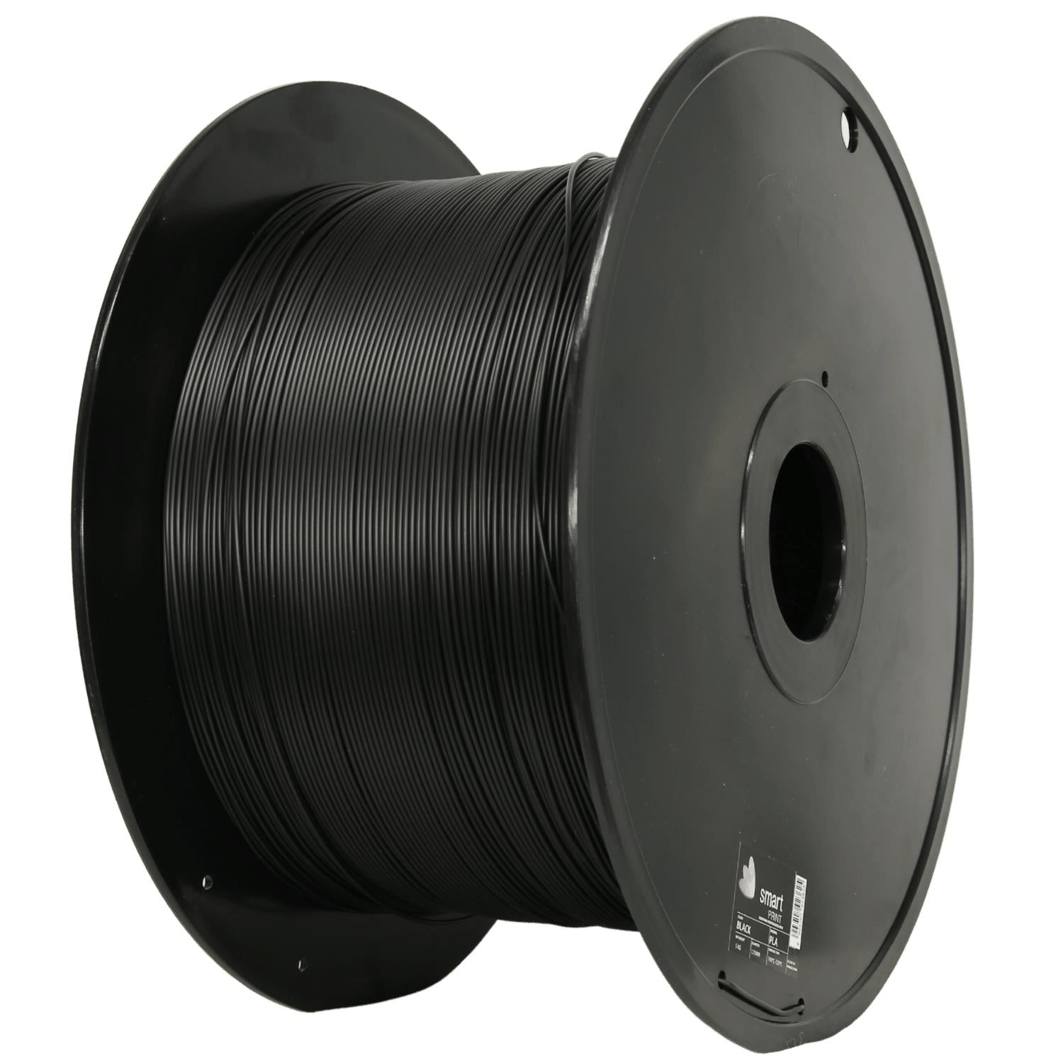 Filamentspole PLA sort 5 kg, Smart Print, 1,75 mm