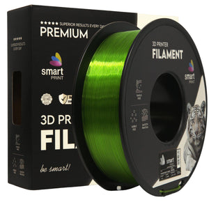Filament PETG transparent grøn | Smart Print