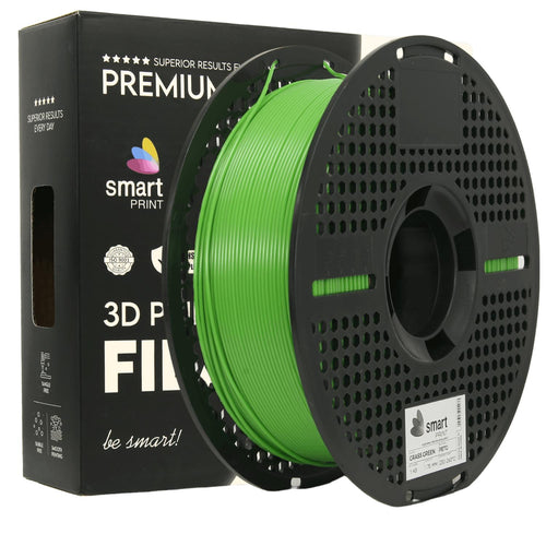 Spool of PETG grass green filament, Smart Print, 1.75 mm