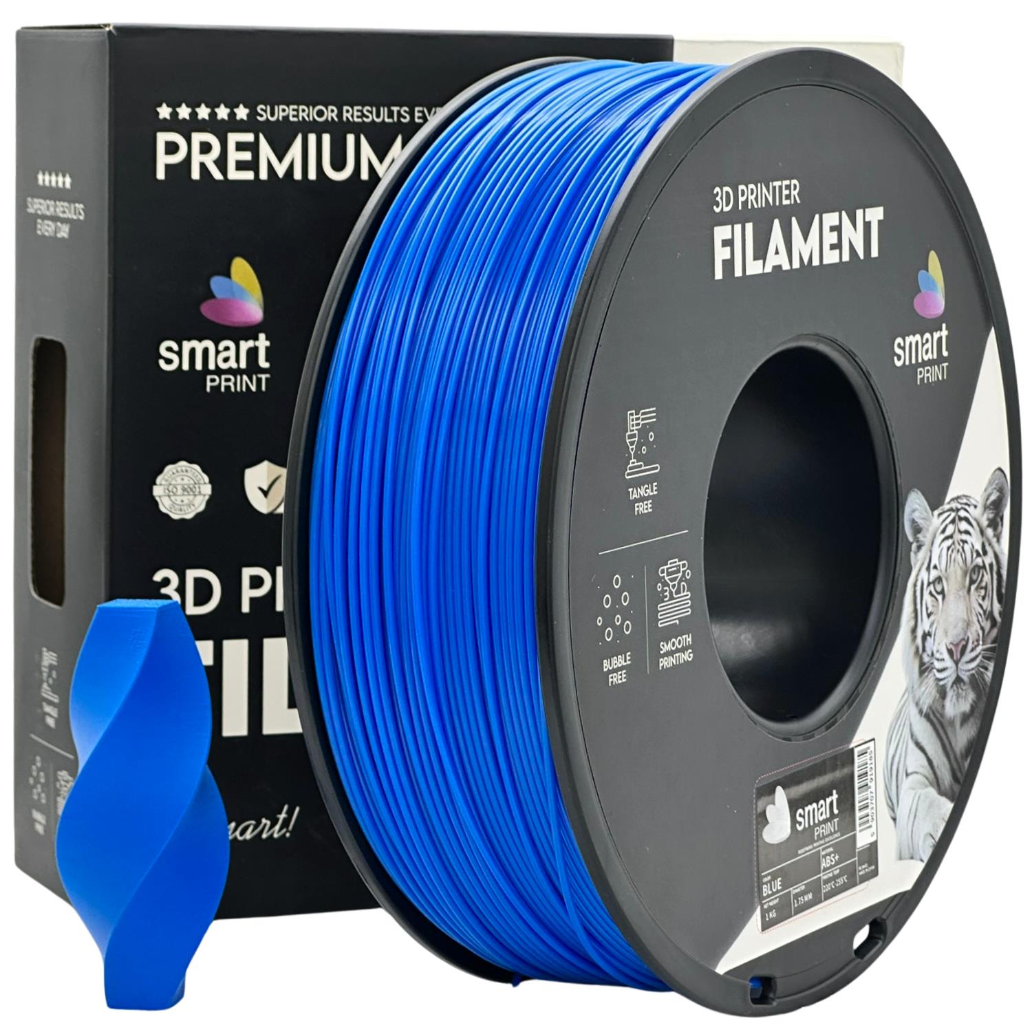 Filamentspole ABS+ blå, Smart Print, 1,75 mm