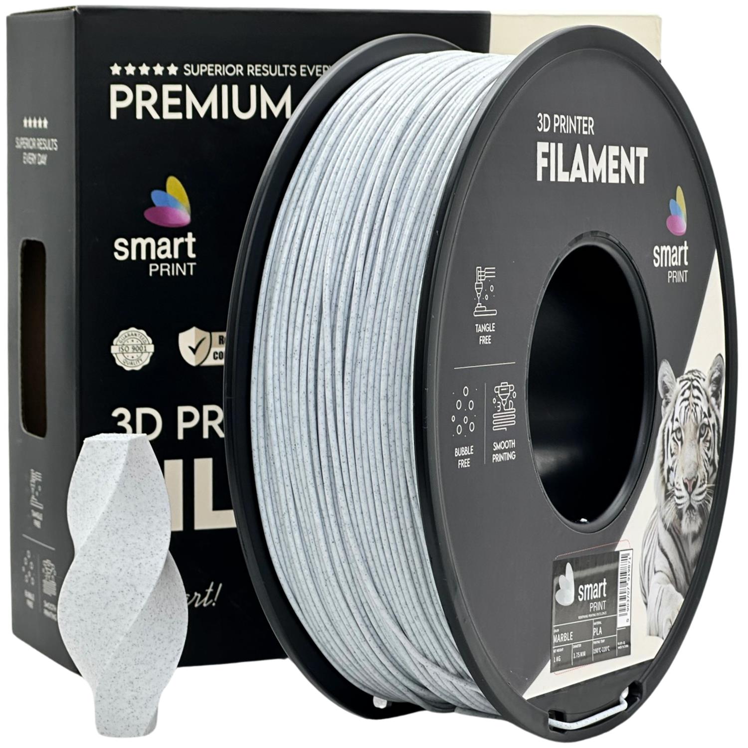 Filamentspole PLA marmor, Smart Print, 1,75 mm
