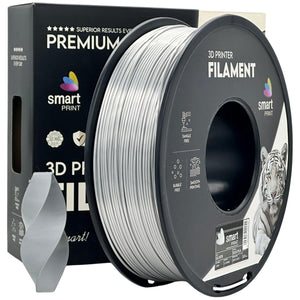 Filament Silk PLA sølv | Smart Print