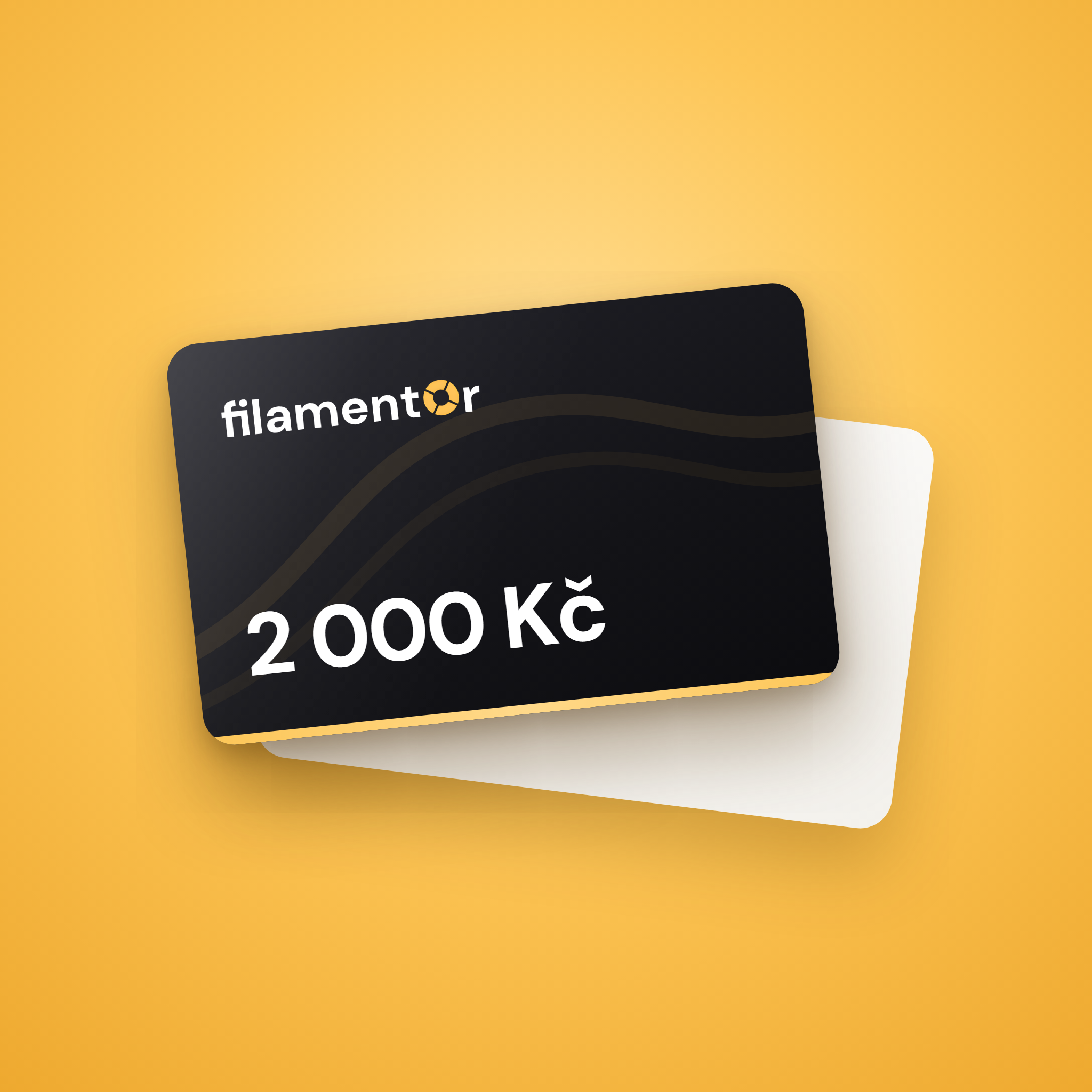 Dárková karta Filamentor 2 000 Kč
